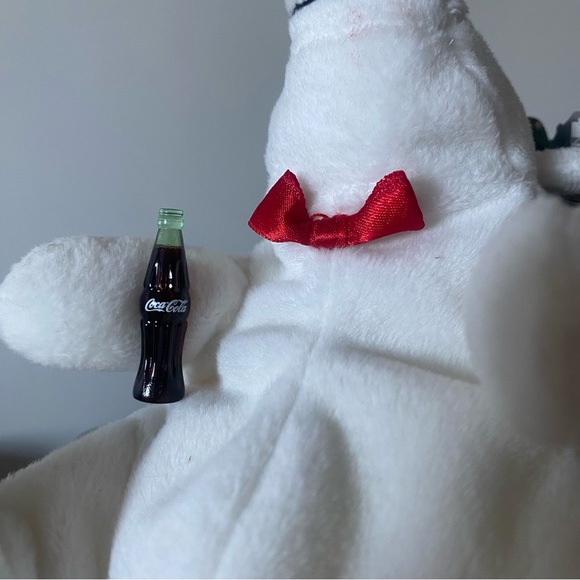 NWT 1997 Coca Cola Polar Bear 6" Tall Stuff Animal
Character Bean Bag Plush - Picture 2 of 9